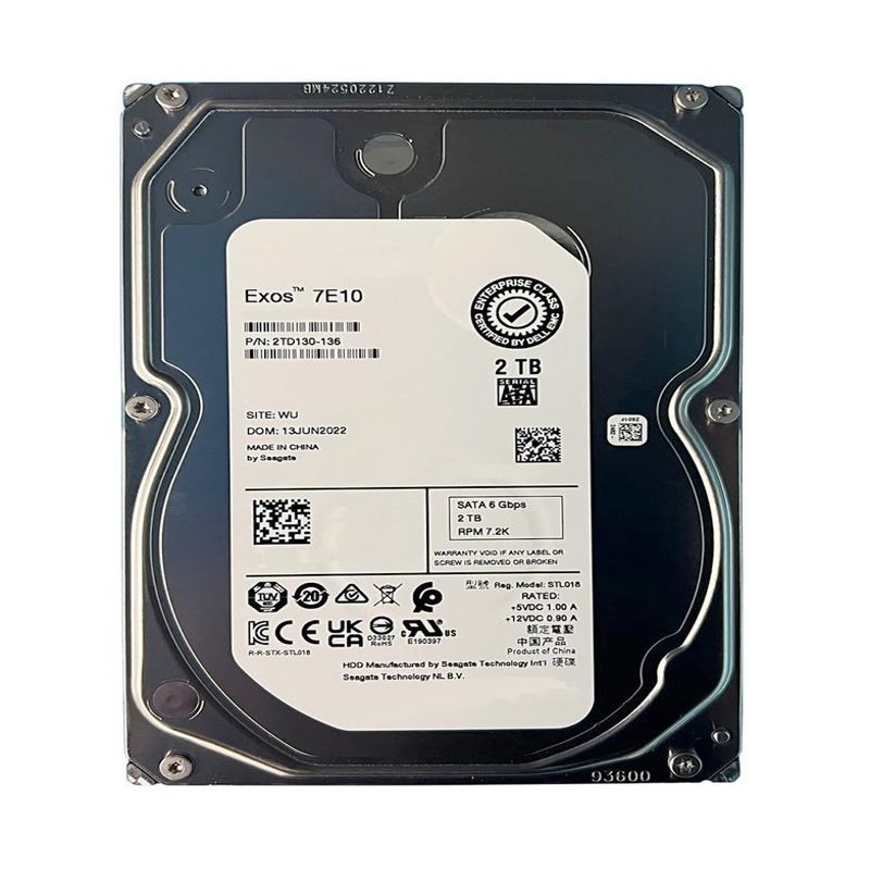 2TD130-136 Seagate Exos 7E10 2TB Hard Drive