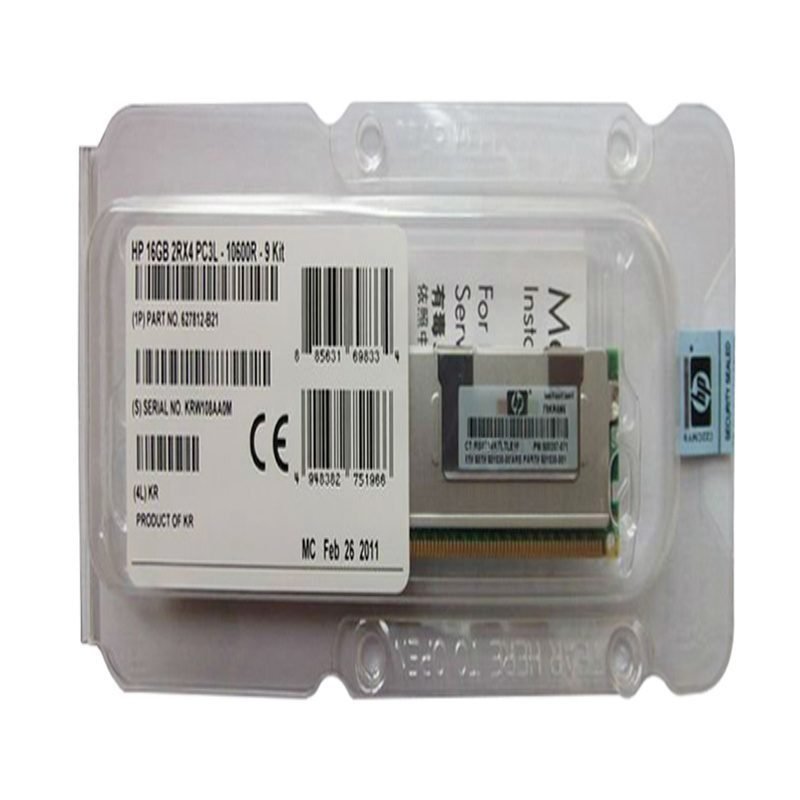 627812-S21 HP 16GB PC3-10600 DDR3-1333MHz ECC Registered