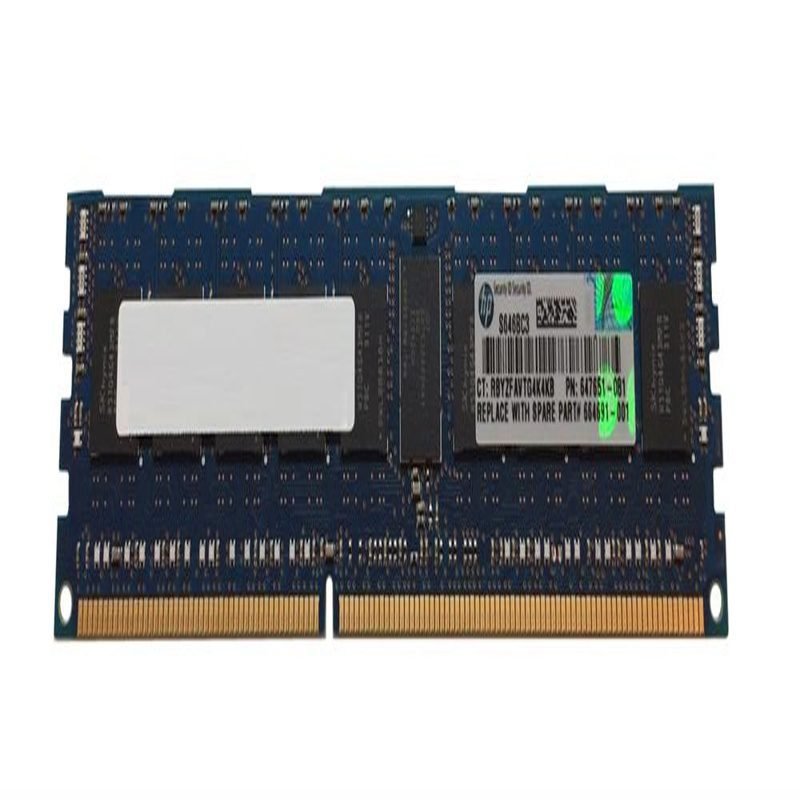 647651-081 HP 8GB 1X8GB 1600MHz PC3-12800 CL11 Single Rank ECC