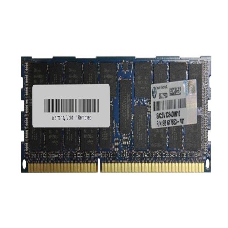 647653-181 HP 16GB DDR3 Registered ECC PC3-10600 Server Memory