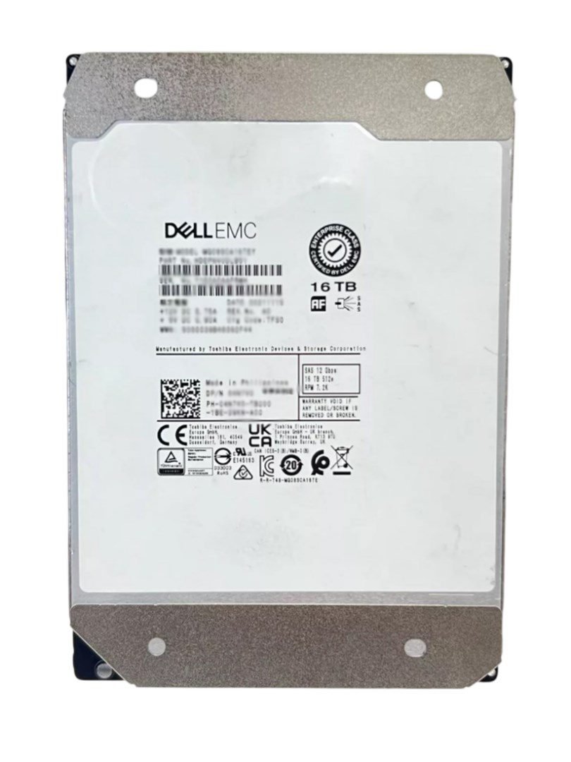 AA715977 Dell 16TB 3.5" SAS Hard Drive