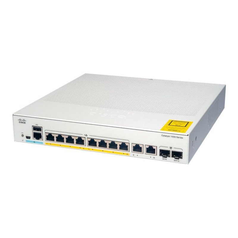 C1000-8T-E-2G-L Cisco Switch with 8 Gigabit Ports