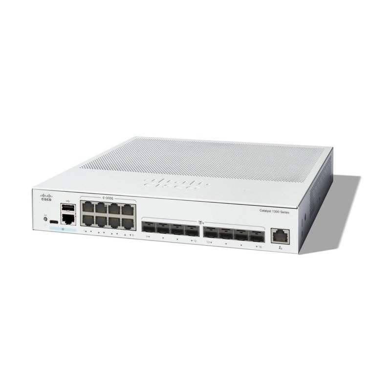 C1300-16XTS Cisco Catalyst 1300-16XTS Switch - Smart 16-Port Rack-Mountable