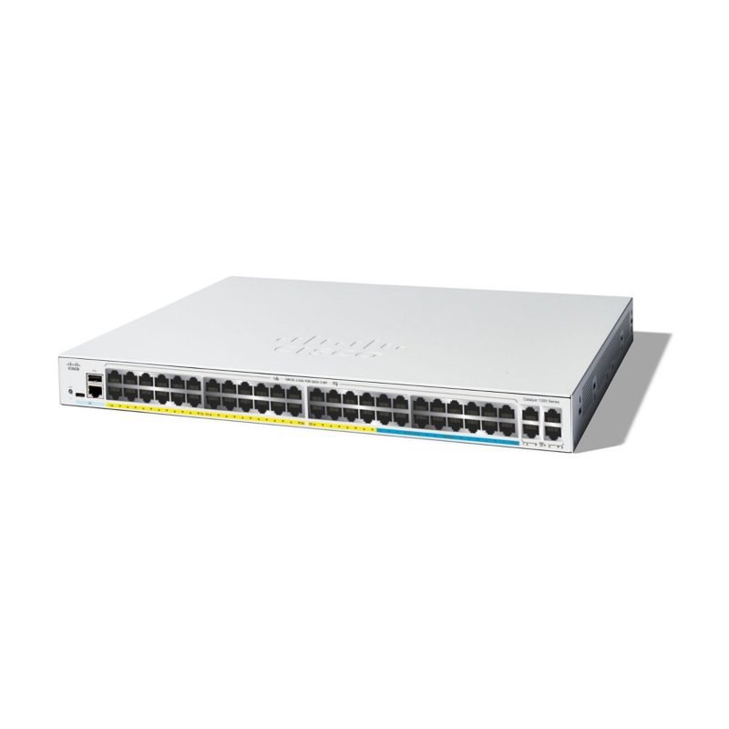 C1300-48MGP-4X Cisco Catalyst 1300-48MGP-4X - Managed Rack-Mountable Switch with 48 Ports