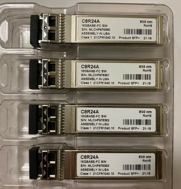 C8R24A HP MSA 2040 16GB Short Wave SFP Transceiver Module