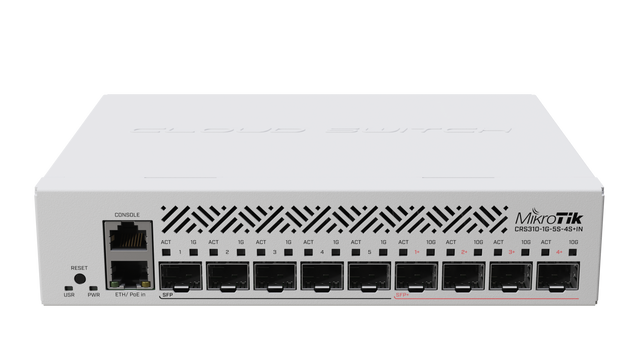 CRS310-1G-5S-4S+IN MikroTik Cloud Router Switch Unit