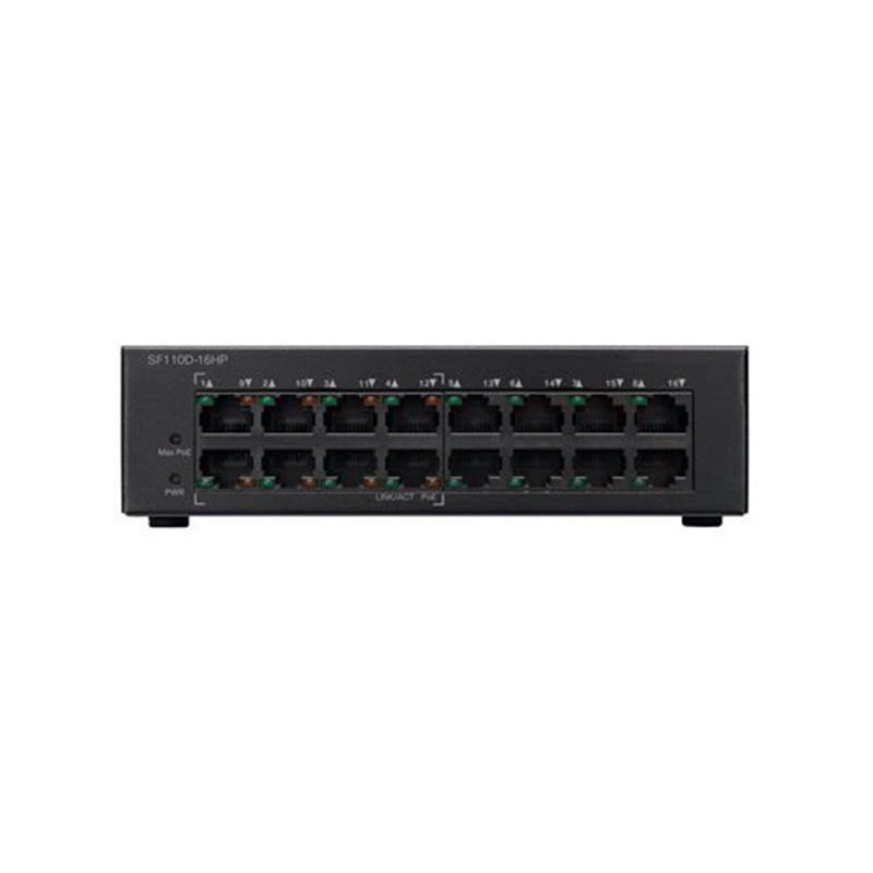 SF110D-16HP Cisco Small Business 16-Port Switch