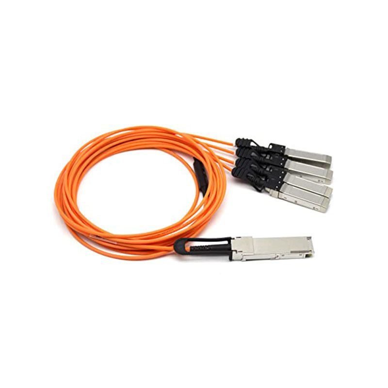 FCBN510QE2C20 OptoSpan 40G QSFP+ to 4xSFP+ AOC Cable Plenum 20m