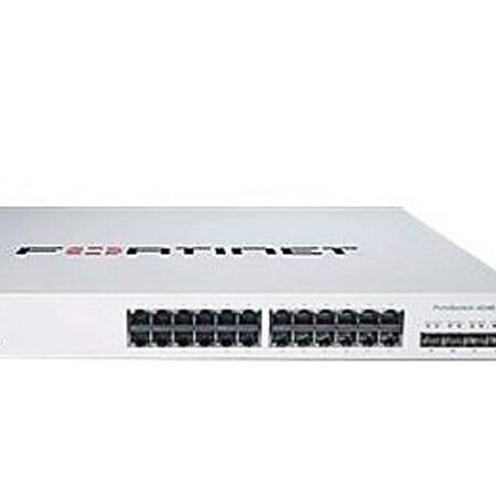 FS-424E-POE Fortinet 24G POE+ Switch with 4 SFP+ Ports - 283.5W L2/3