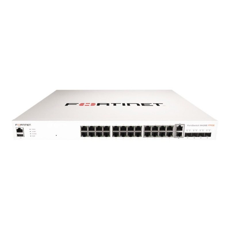 FS-M426E-FPOE Fortinet FortiSwitch M426E-FPOE - Managed 16-Port Rack-Mountable Switch