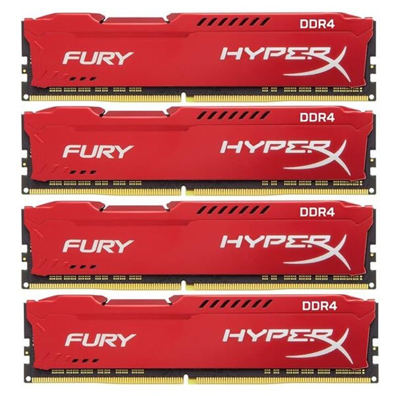 HX426C16FRK4/64 Kingston HyperX FURY Red 64GB