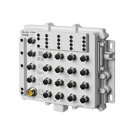 IE-2000-16T67P-G-E Cisco Industrial Ethernet 2000 Switch with 16 PoE Ports