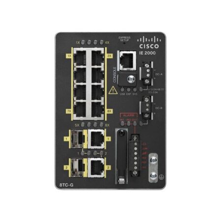 IE-2000-8TC-G-N Cisco Industrial Ethernet 2000 Series Switch with 2 SFP Ports