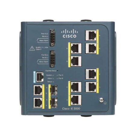 IE-3000-8TC-E Cisco Industrial Ethernet 3000 Switch with 8 SFP and 4 PoE+ Ports