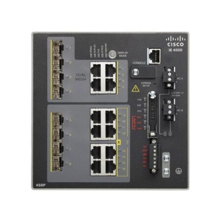 IE-4000-4S8P4G-E Cisco Industrial Ethernet Switch with 4 SFP & 8 PoE Ports