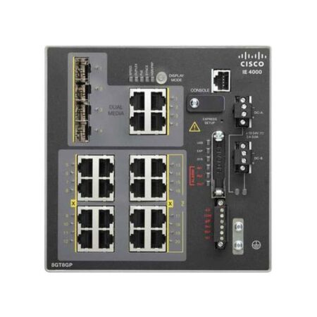 IE-4000-8GT8GP4G-E Cisco Industrial Ethernet Switch with 8 Gigabit SFP Ports
