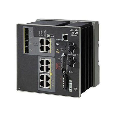 IE-4000-8T4G-E Cisco Industrial Ethernet Switch with 8 RJ45 and 4 SFP Ports