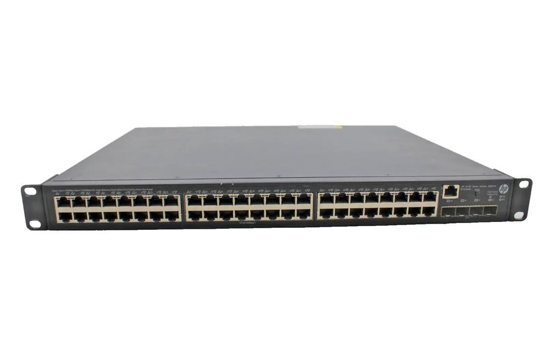 JG937A HPE 5130-48G-POE+ Managed Switch with 4SFP+ (370W) EI - 48 Port