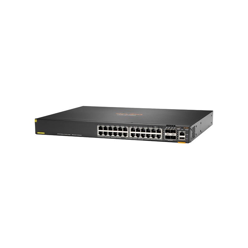 JL725A#ABA HPE Networking 6200F 24G PoE Switch with 4SFP+ - 28 Managed Ports
