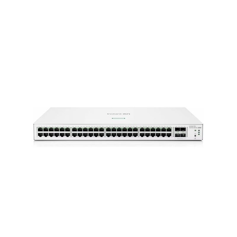 JL814A#ABA HPE Networking Instant On 1830 48G 4SFP Smart Switch - 48 Ports, Rack-Mountable