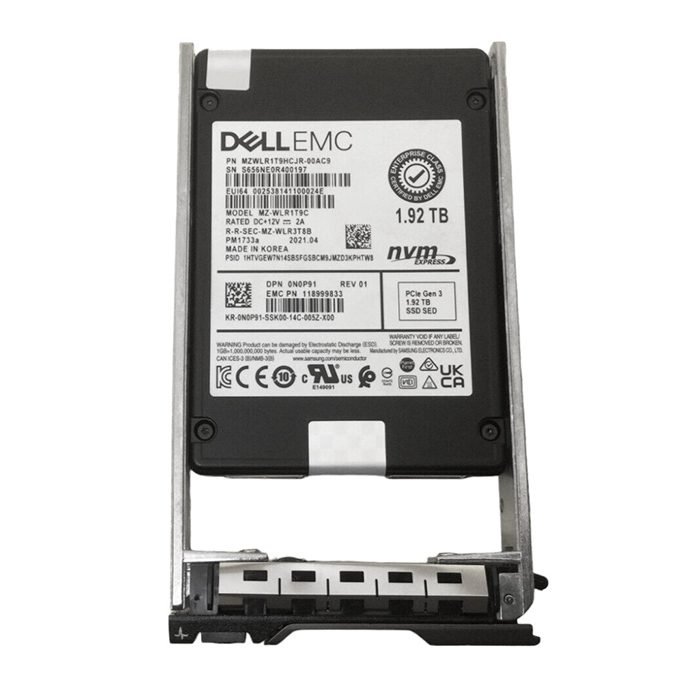 MZWLR1T9HCJR-00AC9 Samsung PM1733a 1.92TB PCIe 4.0 NVMe SSD - 2.5"