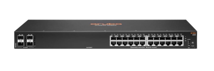 R8N88-61021 HPE Aruba 6000 Switch 24G with 4 SFP Ports