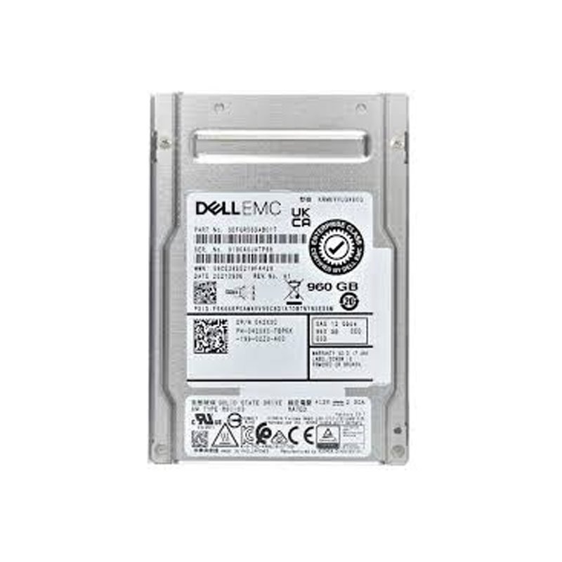 SDFGR56DAB02T KIOXIA 960GB 2.5" Hot Plug SSD - SAS 12Gbps Mixed Use