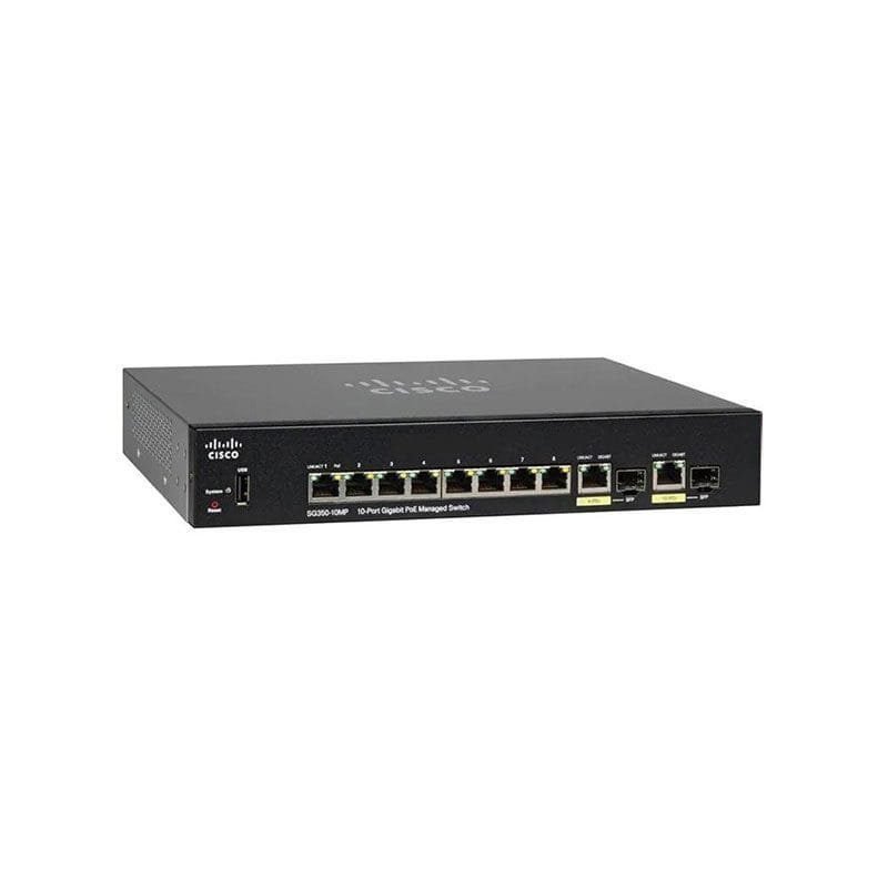 SG350-10MP-K9-UK Cisco 10-Port Managed Switch