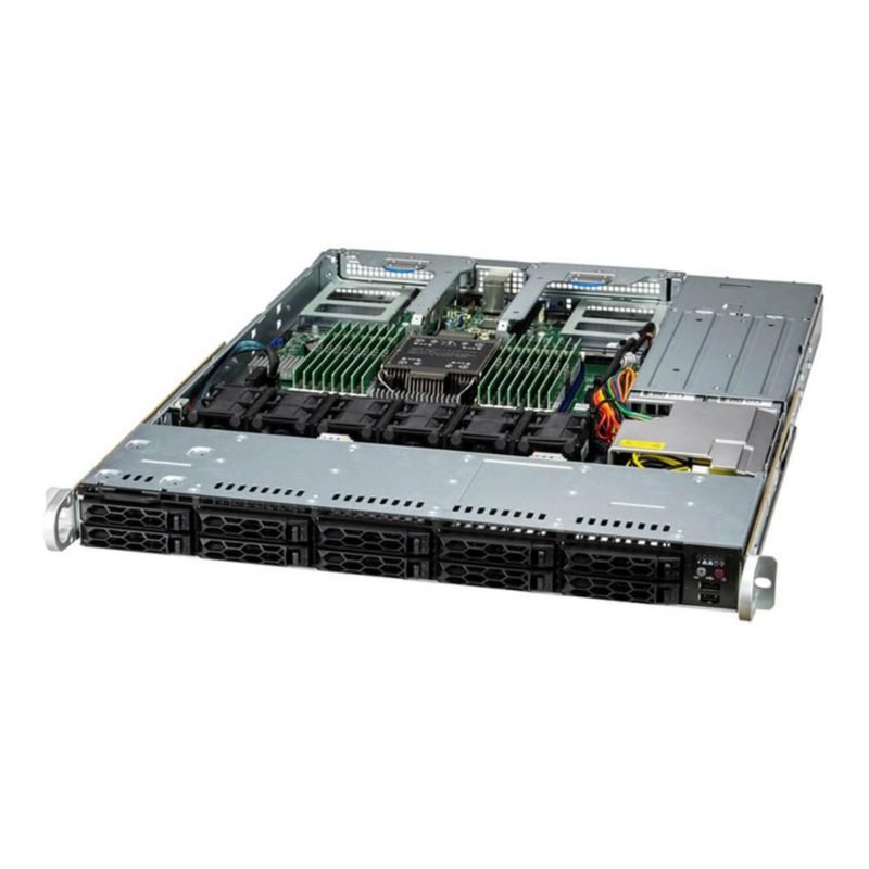 SYS-111C-NR-G1 Supermicro UP SuperServer 111C-NR-G1 - Rack-Mountable Xeon Silver 4510 2.4 GHz with 128 GB RAM and Dual 960 GB SSDs