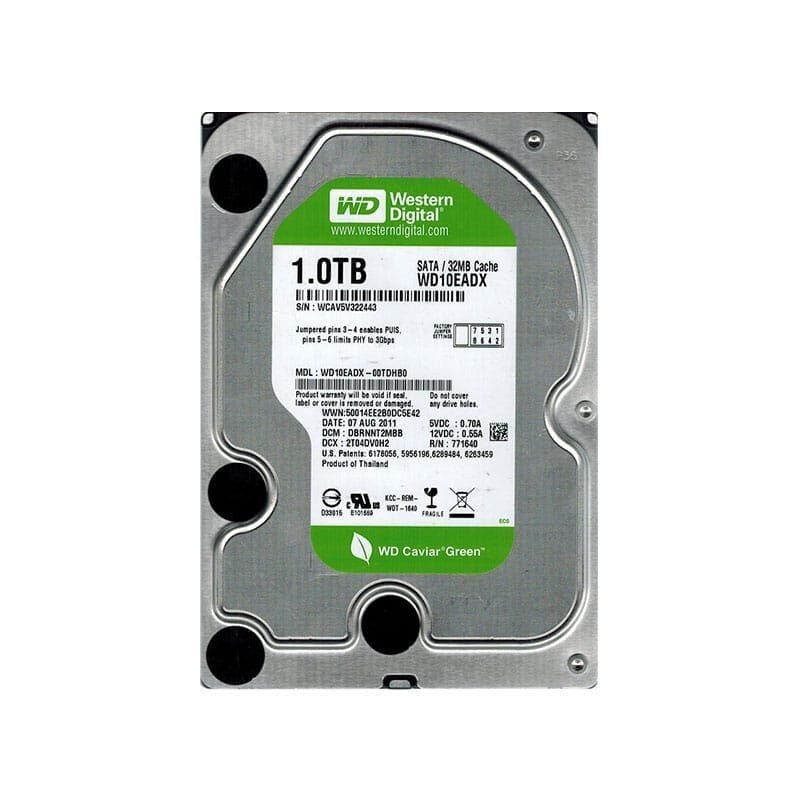 WD10EADX Western Digital Caviar Green 1TB Internal Hard Drive