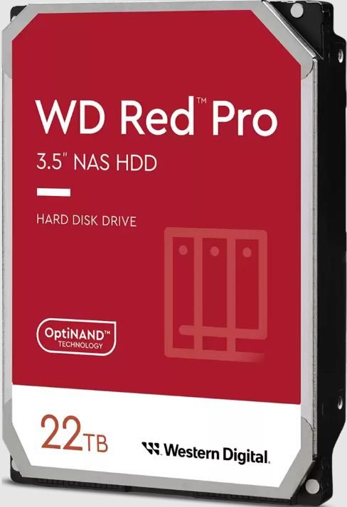 WD221KFGX WD Red Pro 22TB 7.2K SATA NAS Hard Drive