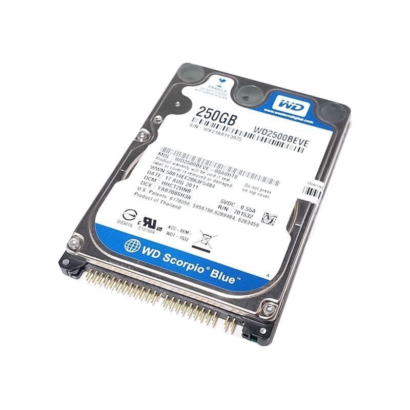 WD2500BEVE Western Digital Scorpio 250GB Internal Hard Drive