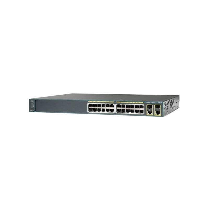 WS-C2960-24LC-S Cisco Catalyst 2960 24-Port PoE Switch