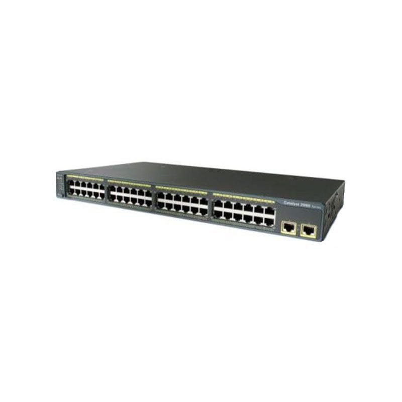 WS-C2960-48TT-L Cisco Catalyst 2960 48-Port Ethernet Switch with 2 Gigabit Uplinks