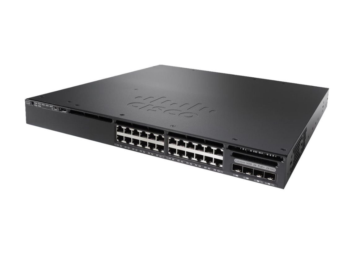 WS-C3650-24TD-L, Cisco Catalyst 3650 24-Port Switch with 2x10G Uplinks