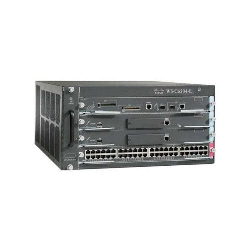 WS-C6504E-S32-GE Cisco Catalyst 6504-E Switch Chassis, Sup32-GE